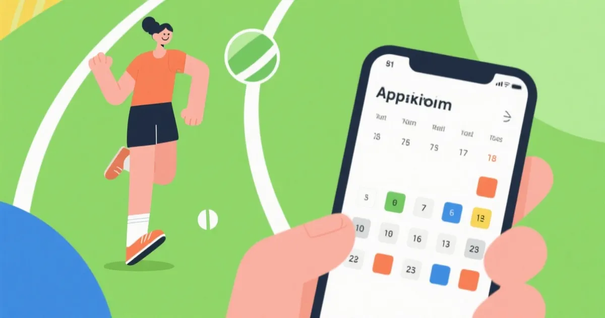 体育赛程与APP示意图